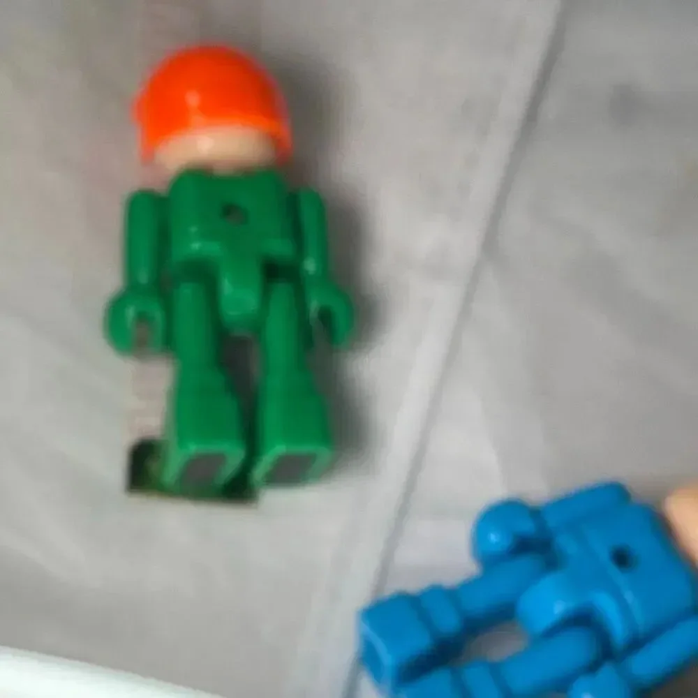 3Vintage Playmobil Construction worker Figures.